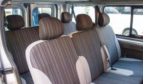 Seats in the minibus